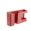 Scatola porta telecomando da parete senza foratura supporto di ricarica per telefono - Rosso