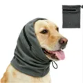 Hond kalmerende hoodie angstverlichting oorbeschermer geluidswering huisdier snood - S / Grijs