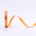 Ruban satin orange, petite bobine pour décoration de ballon, emballage cadeau et loisirs. - A1 / Orange