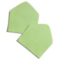 Lichtgroene papieren enveloppen set, minimalistische retro stijl, ideaal voor wenskaarten. - 160g Groene Westerse Stijl 6.5x9.5cm