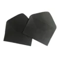 Ensemble de cartes et enveloppes en papier noir, style rétro élégant pour invitations et vœux. - 160g Noir Style Occidental 6.5x9.5cm / Noir