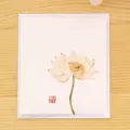 Chinese style lotus greeting card for birthday, thanksgiving and festive wishes variant - Lotus