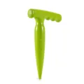 Fluorescent green garden dibber plastic planting tool T-handle hole puncher with 10cm scale - Fluorescent Green Soil Dibber