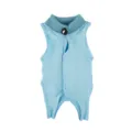 Breathable blue pet recovery suit for cats post surgery, comfortable anti licking kitten clothes. - S / Blue