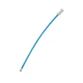 Llavero de cable de acero inoxidable con revestimiento azul y conector de rosca para uso versátil. - Azul cielo