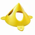 Soportes de pintura cónicos de plástico amarillo para madera, mini pirámides. - Paquete de 10 Piezas / Amarillo, pack de 10