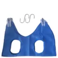 Ademende huisdier verzorgingshangmat voor honden en katten met S haken nagels knippen. - XS / Blauw