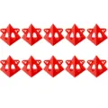 10pcs Red Painter's Pyramids Cones Stands for Woodworking Painting Cabinet Doors Canvas - 10 Pieces/Pack / Red
