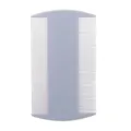 Plastic double sided pet flea comb for cats and dogs grooming and tick removal tools - White