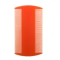 Peigne anti-puces double face en plastique orange, outil de toilettage chat et chien. - Orange