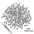 7mm 300st bewegende oogjes zelfklevend voor DIY knutselen en decoratie van kinderspeelgoed. - 7mm 300 Stuks/Pakket