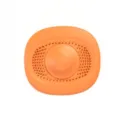 Oranger Silikon Küchenspüle Abflussstopfen Drücktyp Badewanne Stopper Bodenablauf Filter Dichtung - Orange