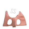 Huisdier verzorging hangmat ademend gaas hond kat nagelknip harnas met metalen S-haken roze - M / Roze
