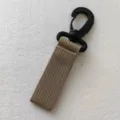 Taktischer Gurt-Drehhaken für Outdoor, langlebiger Kunststoff-Karabiner für Rucksack. - Ganz-Kunststoff Schnalle / Khaki