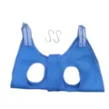 Blauwe huisdier verzorgingshangmat van mesh voor katten en honden met S-haken inbegrepen. - M / Blauw