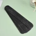 Disposable hat sweat pads black collar anti-sweat absorbent strips for caps shirts 10pcs - Hat Sweat Patch / Black