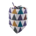 Bandana pour animal de compagnie motif triangle géométrique coloré pour chien et chat. - Triangle Coloré