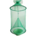Trappola per mosche appendibile pieghevole rete gabbia ecologica cattura mosche esterno - Stile Legato Verde
