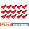 15stk hühner trinkschalen automatische geflügel tränke rot kunststoff ohne schrauben - Ohne Schrauben / 15er-Pack
