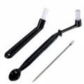 Koffiemachine reinigingsborstel set, multifunctionele nylon haren en metalen naaldtools. - Model I 5-Delige Set