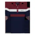 Polo manica corta da uomo casual blockcolor risvolto top estate moda business t-shirt - Taglia M / Rosso Giuggiola Chiaro