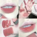 SHAQINUO set διπλού lip gloss και matte lip mud, γυαλιστερό και βελούδινο φινίρισμα. - Ροζ της Κούρασης