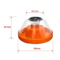 Copertura antipolvere in plastica per trapano e accessorio raccoglipolvere per foratura. - Arancione