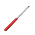 Roestvrijstalen telescopische leraarwijzer met rode handgreep, draagbare gidsstok. - 1.2m / Rood