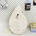 Mochila en forma de gota estilo Ins para bádminton, deporte y ocio de gran capacidad. - S / Sin colgante / Blanco Roto