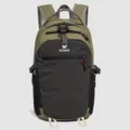 Minimalist colorblock backpack for outdoor travel, lightweight school and hiking bag. - Below 20L / Military Green Black