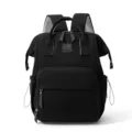 Black Diaper Bag Backpack, Large Capacity Multi-Functional Maternity Travel Backpack for Mom and Dad - Starry Black