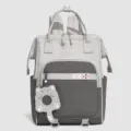 Zaino Fasciatoio Grigio Grande Capacità Multifunzionale Borsa Mamma per Neonato - Grigio