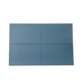 Blaues rechteckiges Leder-Tischset, wasserdicht und hitzebeständig für den Esstisch. - 45X30CM / Blau