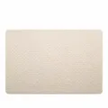 Μπεζ PVC υφασμένο placemat, αδιάβροχο και θερμοανθεκτικό χαλάκι τραπεζιού κουζίνας - Τετράγωνο / Ζαχαρί