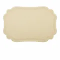 Vintage Kunstleder Tischset Skandinavisch Hitzebeständig Wasserdicht Tischmatte 45x30cm - Beige Tischset