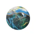 Runde PVC Tischmatte, modernes chinesisches Zen Kunst Design, wärmeisolierende Tischset Variante. - Zen Tischset 10