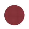 Dunkelrotes rundes Kunstleder-Platzset, wasserdichte und hitzebeständige Tischmatte. - 10cm Untersetzer / Rot