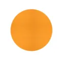 Oranger runder Kunstleder Tischset, wasserdichte wärmeisolierende Matte Variante. - 10cm Untersetzer / Orange