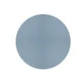 Runde künstliche Leder Tischset blaue graue wasserdichte hitzebeständige Esstisch Matte. - 10cm Untersetzer / Blau