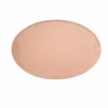 Retro Kunstleder Tischset Oval Rosa Hitzebeständig Tischmatte Wasserdicht Ölfest 45x30cm - Rosa Schleife Oval Tischset
