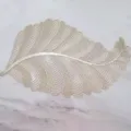 Nordic style hollow leaf placemat, gold PVC table mat for dining table, heat insulation pad. - Gold