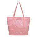 Modische rosa wasserdichte Lackleder Tasche für Damen, große Schultertasche für den Alltag. - Rosa