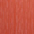 Orangefarbene PVC Tischset geflochten mit Bambus Textur für Esstisch, hitzebeständig, rutschfest. - 45x30cm, 0.1cm Dicke / Orange