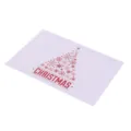 Tovaglietta natalizia in PVC viola chiaro albero fiocco di neve variante resistente al calore - n.12