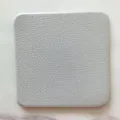 Nordische minimalistische Leder Untersetzer wasserdicht und rutschfeste graue Tischmatte - Offwhite Untersetzer