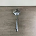 Stainless steel slotted spoon for cooking home kitchen utensil design modern new style - Plain Round Handle Soup Skimmer
