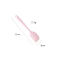 Mini rosa Silikon Spatel Kuechenutensil hitzebestaendig Backwerkzeug 21cm kompakte Groesse - Kleiner Schaber / Rosa