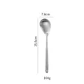 Cucchiaio da zuppa in acciaio inossidabile mestolo da cucina con manico ergonomico. - Cucchiaio da riso