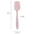 Rosa Mini Silikon Spatel und Baby Löffel Küchenutensil mit genauen Maß und Gewichtsangaben. - T-förmiger Schaber / Rosa
