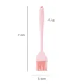 Rosa Silikon Ölpinsel Küche Backpinsel hitzebeständiger Pinsel 21cm zum Kochen Backen - Ölbürste / Rosa